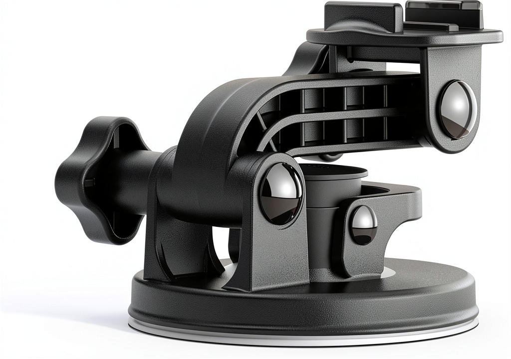 Installing GoPro suction cup mount – Black One Size, 150+ MPH Industrial Strength on a car windshield