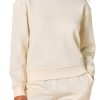 Amazon Essentials Women's Fleece Sweatshirt Relaxed Fit Light Camel-0