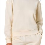 Amazon Essentials Women's Fleece Sweatshirt Relaxed Fit Light Camel-0