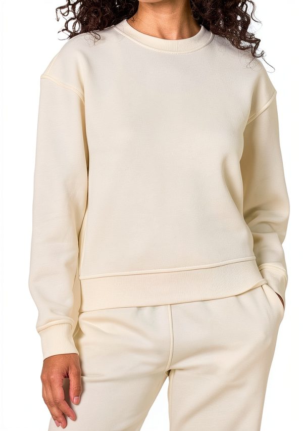 Amazon Essentials Women's Fleece Sweatshirt Relaxed Fit Light Camel-0