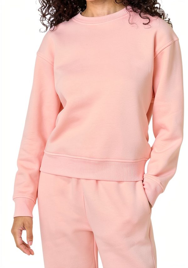 Amazon Essentials Women's Fleece Sweatshirt Light Camel Bear Heart-0