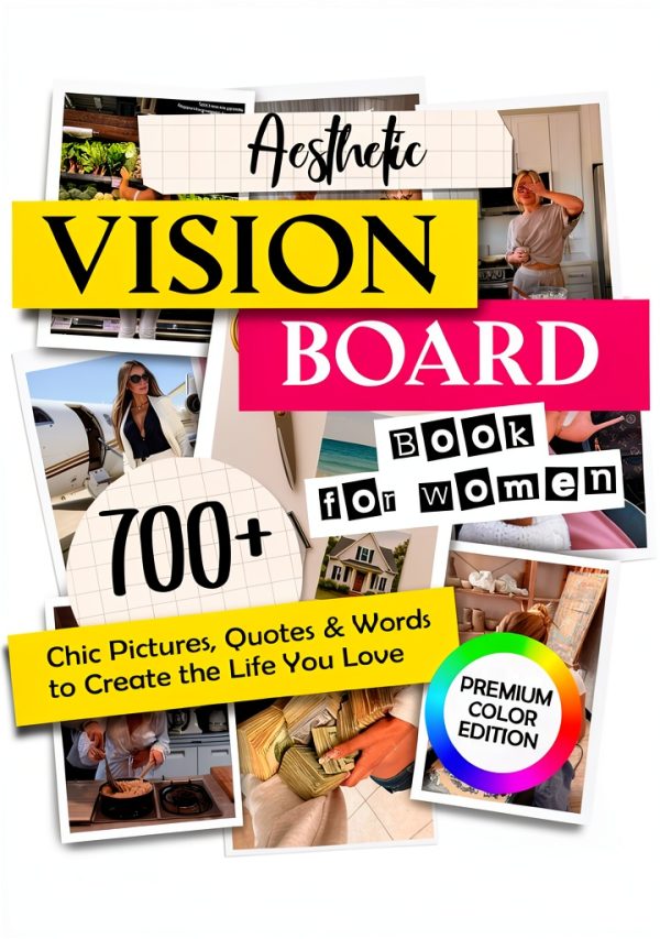Vision Board Clip Art 2026 Digital Clip Art Book High Resolution-0