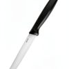 Giesser since 1776, Made in Germany, Black serrated kitchen knives round tip dishwasher safe 4.5 inch - Tomato knife, Steak knive set of 6-2