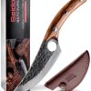 Seido Kyodai Utility Chef Knife 6" High‑Carbon Blade Oak Handle-0