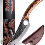 Seido Kyodai Utility Chef Knife 6" High‑Carbon Blade Oak Handle-0