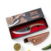 Seido Kyodai Utility Chef Knife 6" High‑Carbon Blade Oak Handle-4