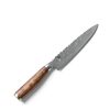 Utility Knife Shun Premier 6.5 Inch Brown Pakkawood Handle-1