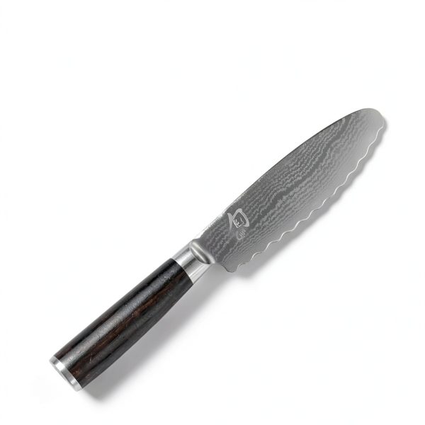 Shun Classic 6-inch Ultimate Utility Knife Silver Pakkawood Handle-2