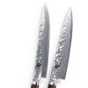 Utility Knife Shun Premier 6.5 Inch Brown Pakkawood Handle-2