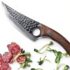 Seido Kyodai Utility Chef Knife 6" High‑Carbon Blade Oak Handle-2