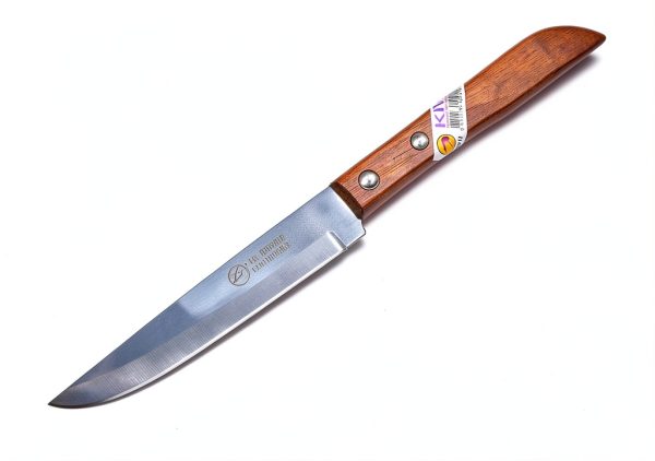 KIWI Stainless Steel Knives Set of 3 Wood Handles Model 501 5-Inch-0