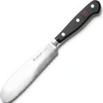 Wusthof Classic Sandwich Knife Serrated 5.5" Blade Stainless Steel-0
