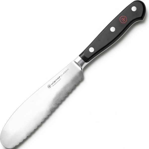 Wusthof Classic Sandwich Knife Serrated 5.5" Blade Stainless Steel-0
