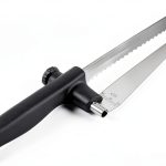 Fox Valley Traders Knife with Adjustable Slicing Guide by Chef's Pride-0