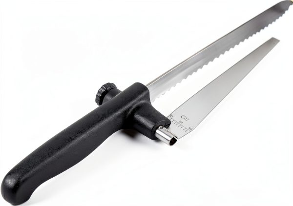 Fox Valley Traders Knife with Adjustable Slicing Guide by Chef's Pride-0