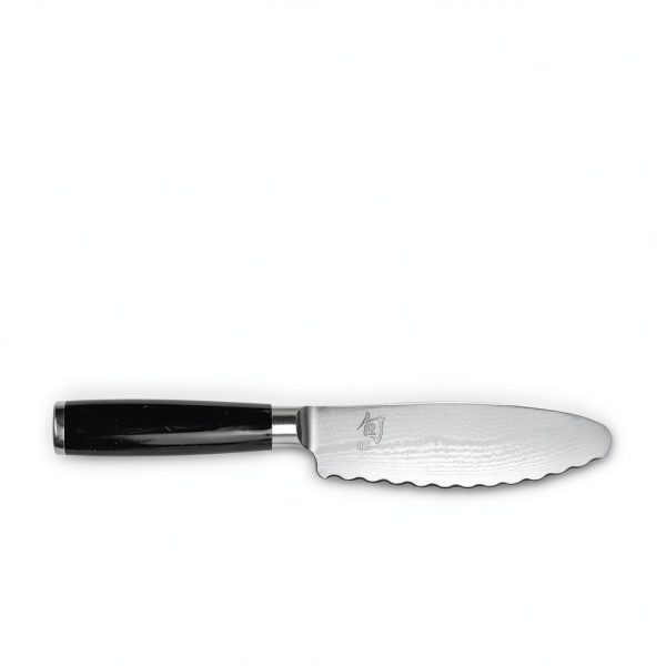 Shun Classic 6-inch Ultimate Utility Knife Silver Pakkawood Handle-5