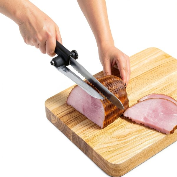 Fox Valley Traders Knife with Adjustable Slicing Guide by Chef's Pride-2