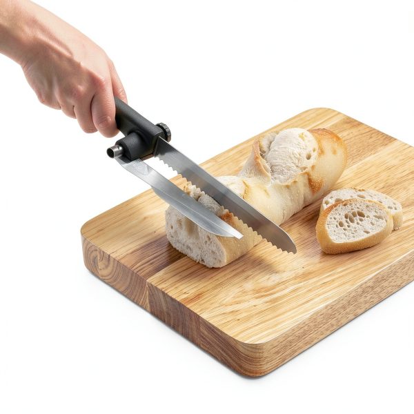 Fox Valley Traders Knife with Adjustable Slicing Guide by Chef's Pride-3